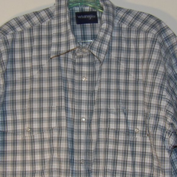Wrangler Other - Wrangler Short Sleeve Pearl Snap Down Western Shirt Sz XL